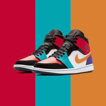 耐克（NIKE）籃球鞋554724/554725-125 四色鴛鴦 38