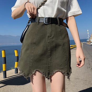 高腰半身短裙，打造性感小仙女