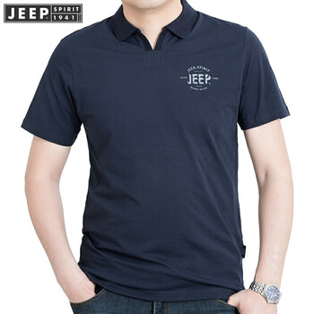 吉普（JEEP） 短袖 男士T恤 寶藍色  11845608002 