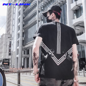 NT-LINK 短袖 男士T恤 黑色 