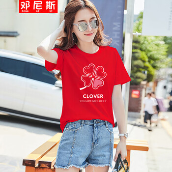 情侶裝大紅色夏季