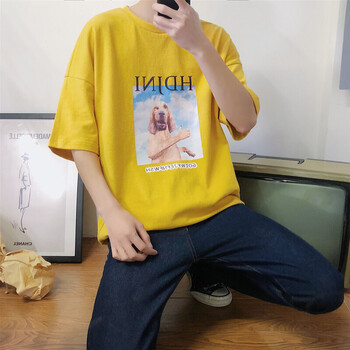 胤笙記 短袖 男士T恤 黃色 S，XL，L，XXXL，XXL，M