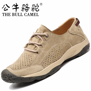 公牛駱駝（THE BULL CAMEL）男士QC9328-1卡其透氣款 41