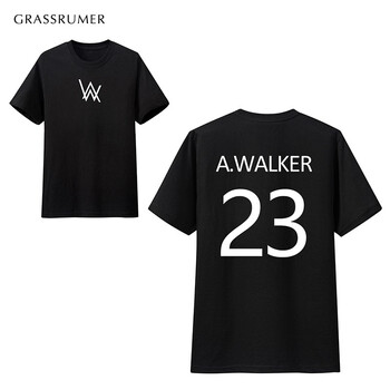 GRASSRUMER 短袖 男士T恤 艾倫沃克23號 黑色 