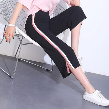 萱旎（XuanNi） 高腰 直筒褲 女 九分褲 休閑褲