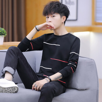魯賓克 長(zhǎng)袖 男士T恤 308A-W715黑色 XL，L，XXXL，M，XXL