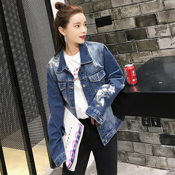 文梅森（masonmoon）  長袖 女 短外套 刺繡