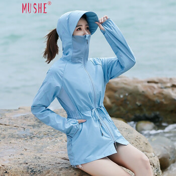 時(shí)尚女士長(cháng)袖外套，穿出青春活力