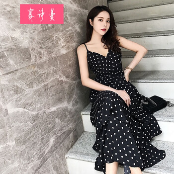 百搭荷葉邊長裙，微胖妹子的福音