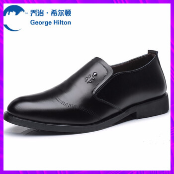 喬治希爾頓（QIAOZHIXIERDUN）男士經(jīng)典黑81610 