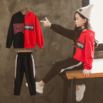 兒童拼色棉服