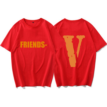 絡(luò)繹 短袖 男士T恤 紅色 FRIENDS- 