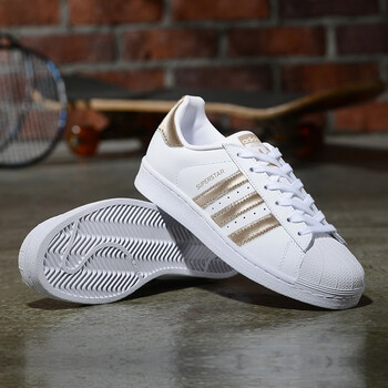 阿迪達(dá)斯（Adidas）板鞋CG5463（金色） 