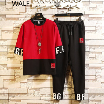 WALF 短袖 男士T恤 紅色 