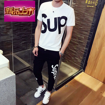 天狼旗（TIANLANGQI） 短袖 男士T恤 白色 