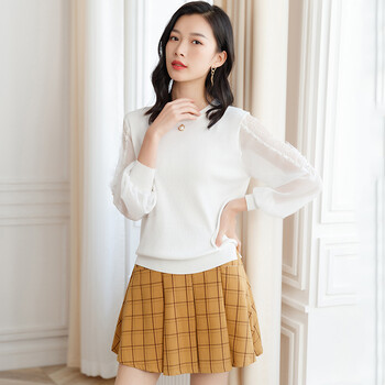 寬松短款針織衫，打造優(yōu)雅小仙女