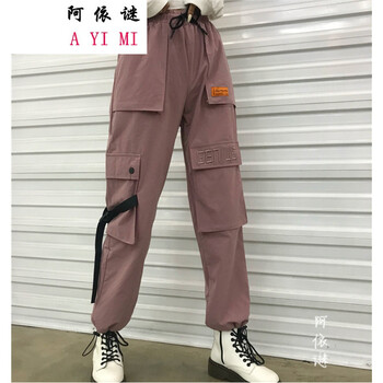 百搭寬松休閑褲，微胖妹子的福音