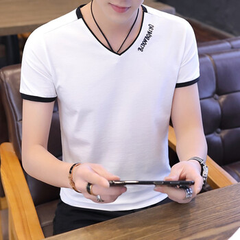 貓軟（MAORUAN） 短袖 男士T恤 白色 