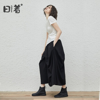 日著（rizhuo） 自然腰  女 九分褲 休閑褲