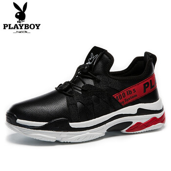 PLAYBOY ESTABLISHED 1953男士黑/紅【四季款】 44