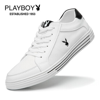花花公子（PLAYBOY）男士白藍(lán)色（透氣網(wǎng)） 41