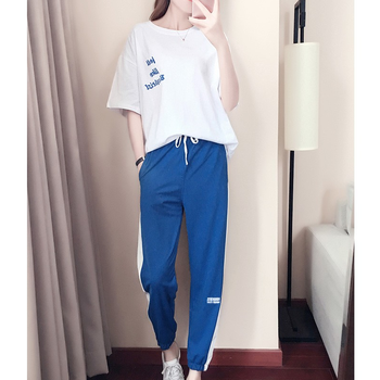 TSX  工裝褲 女 九分褲 休閑褲