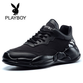 花花公子（PLAYBOY）男士黑色四季鞋（皮鞋標(biāo)準(zhǔn)碼數(shù)） 40