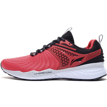 李寧（LI-NING）跑步鞋赤櫻紅/標準黑-3 43