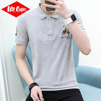 Lee Cooper 短袖 男士T恤 LG1813灰色 