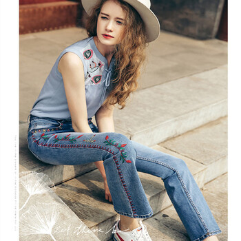 個(gè)性破洞牛仔褲，穿出你的街頭范