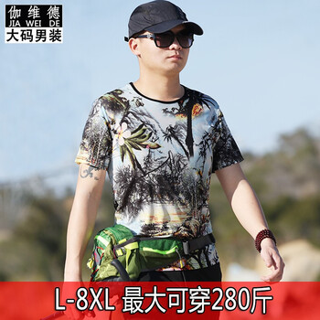 伽維德（JIAWEIDE） 短袖 男士T恤 8906椰樹 