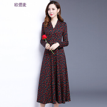 歐偲麥 大花，碎花 拼接，撞色，花邊，拼色，印花，立體裁剪，立體裝飾 連衣裙