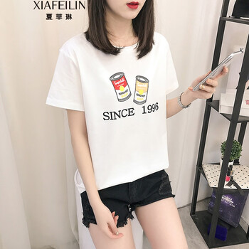 半截袖女卡通