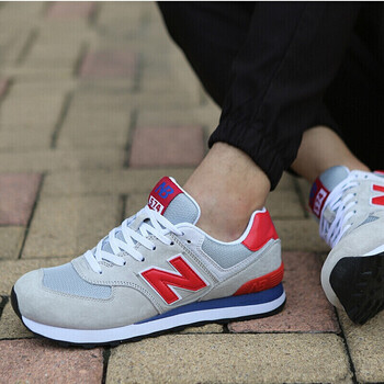 Nanbo跑步鞋26三元灰紅 