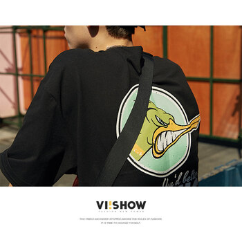 viishow 短袖 男士T恤 黑TD1620182 