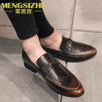 蒙思哲（MENGSIZHE）男士古銅色 40