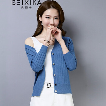 貝西卡（BEIXIKA）針織衫九分袖