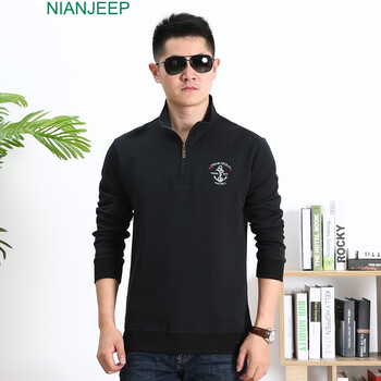 吉普盾（NIAN JEEP） 長(cháng)袖 男士T恤 40黑色 