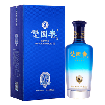 楚園春淡雅型白酒