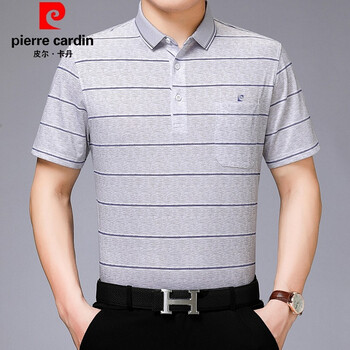 皮爾卡丹（pierrecardin） 短袖 男士T恤 灰色 902 
