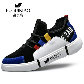 富貴鳥(niǎo)（FGN）男士Q 黑藍(lán)皮面 38