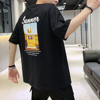 麥諾格品 短袖 男士T恤 066黑色 