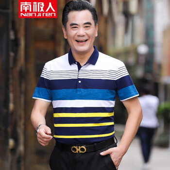 南極人（Nanjiren） 短袖 男士T恤 8854藍(lán)色 