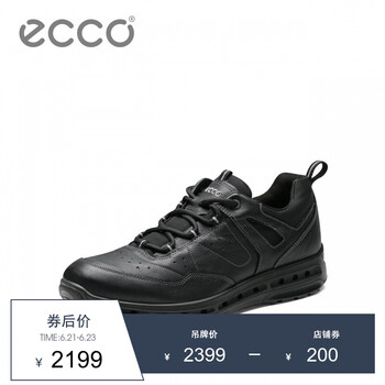 愛步（ECCO）男士黑色83320401001 40