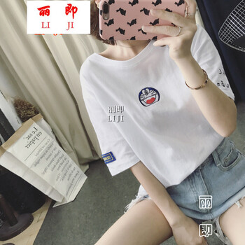 麗即  短袖 T恤 女 圓領(lǐng)