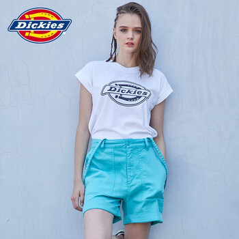 dickies 印花 短袖 T恤 女 圓領(lǐng)