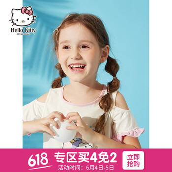 KITTY女童短袖T