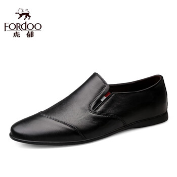 虎都（FORDOO）男士黑色 39