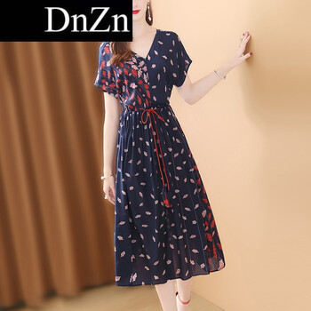 氣質(zhì)印花連衣裙，打造優(yōu)雅小女人