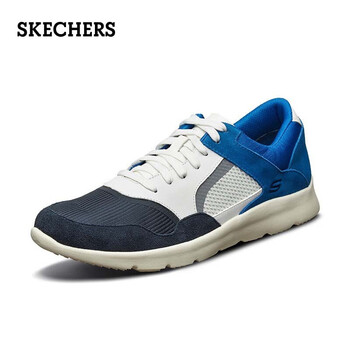 斯凱奇（Skechers）男士藍色/白色/BLW 40